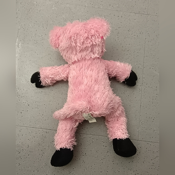 Pig piglet piggy Bashful Fuzzy Light Pink Barn animal animal sitting plush 10in - Picture 8 of 12